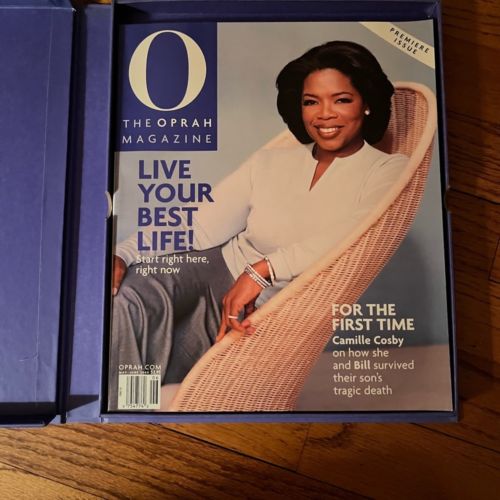 Oprah Magazine PREMIERE ISSUE May/June 2000 in Box. Pristine Condition.